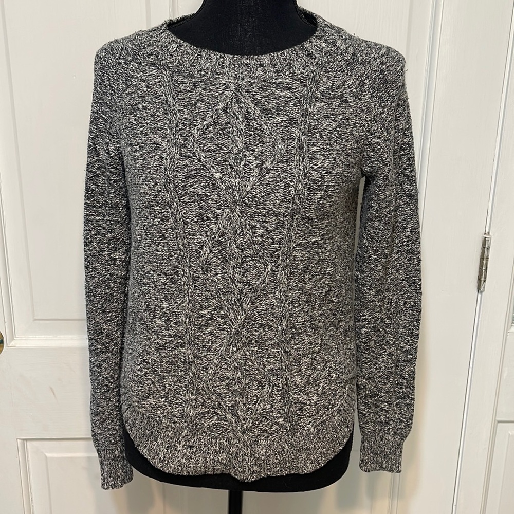 SO Heathered Black Sweater